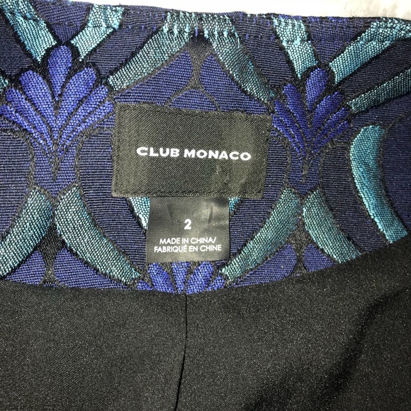 Club Monaco blazer Sz 2 - Picture 5 of 5
